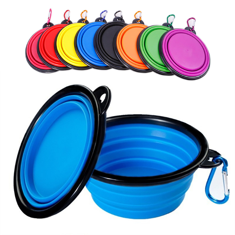 Camping Cooking Bowl - 350ML Foldable Silicone Pet Bowl -