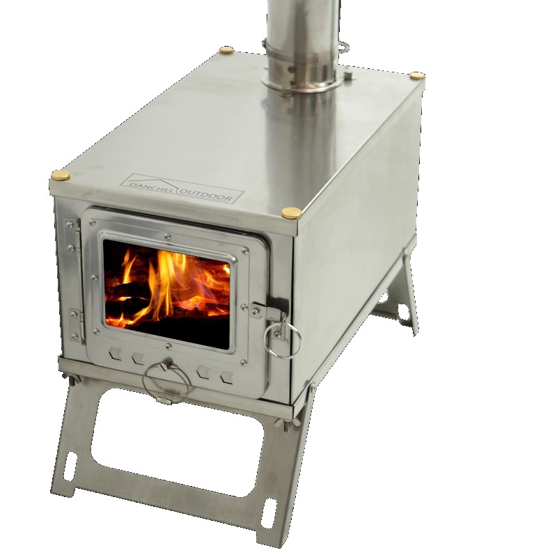 Camping Cooking Area - 【Popular】DANCHEL S1 Foldable Tent Stove Outdoor