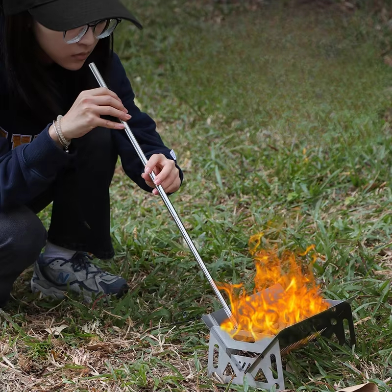 Camping Cooking Youtube - Outdoor Camping Blow Fire Tube -