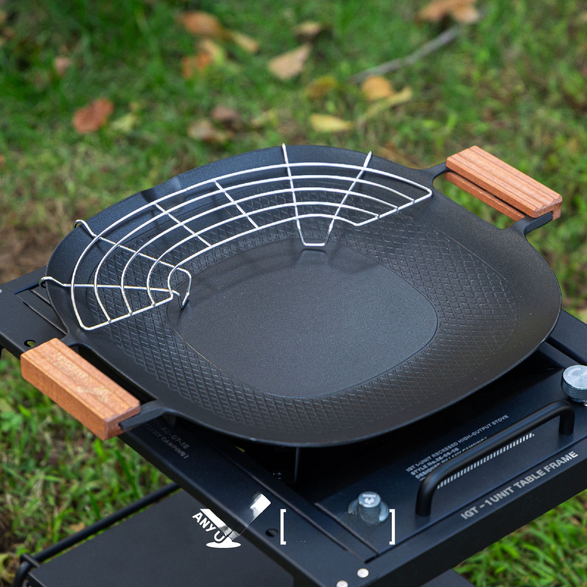 Camping Cooking Area - Outdoor Camping BBQ Grill Pan Cassette