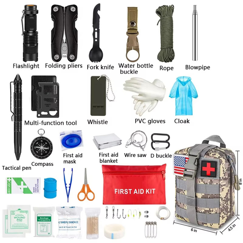 Survival First Aid Kit Surviva - Camping Cooking Set With Bag のレビューと価格