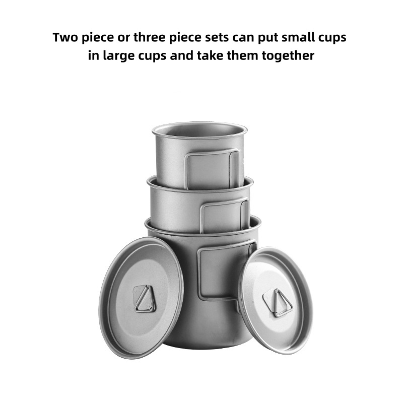 Titanium Camping Mug with Fold - Camping Cooking Set With Bag のレビューと価格