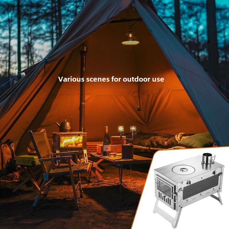 430 Stainless Steel Portable T - Camping Cooking Tent のレビューと価格