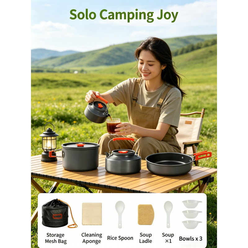 Camping Cookware Set – Outdoor - Camping Cooking Ware Set のレビューと価格