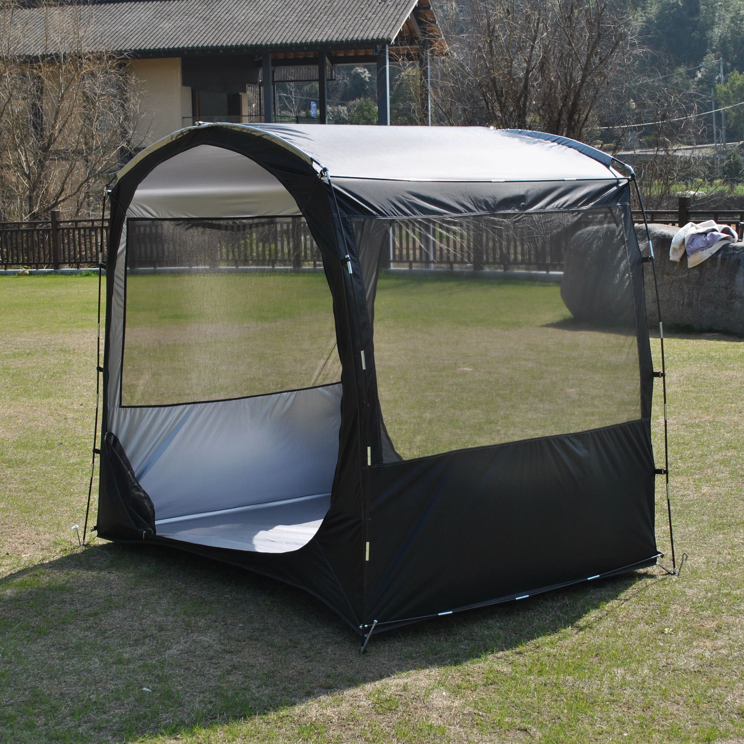1-3 Person BBQ Mesh Tent Anti- - Camping Cooking Canopy のレビューと価格