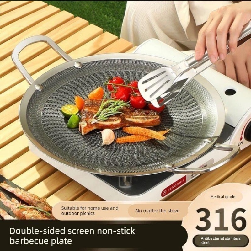 316 Stainless Steel Multifunct - Camping Cooking Pan のレビューと価格