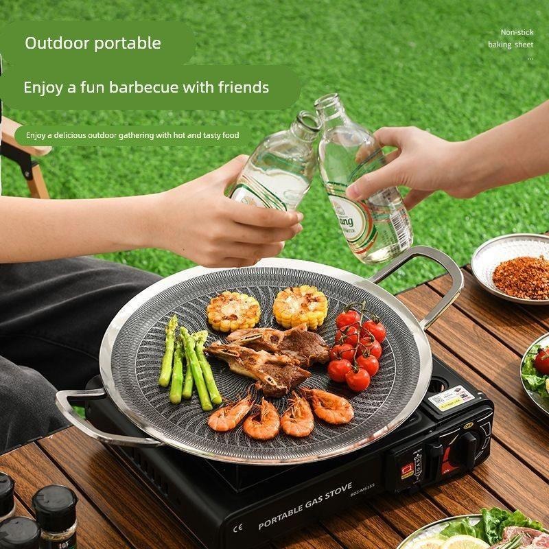 316 Stainless Steel Multifunct - Camping Cooking Pan のレビューと価格