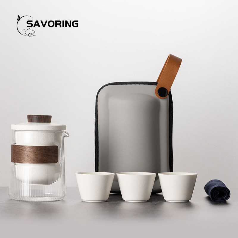 Simple Chinese Ceramic Tea Set - Camping Cooking Bowl のレビューと価格