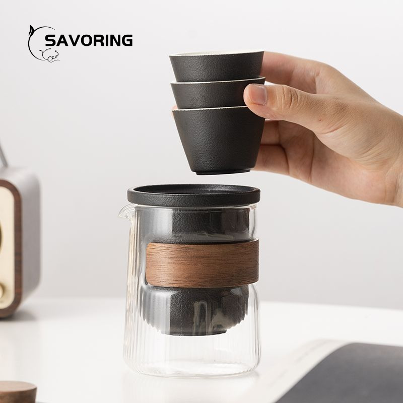 Simple Chinese Ceramic Tea Set - Camping Cooking Bowl のレビューと価格