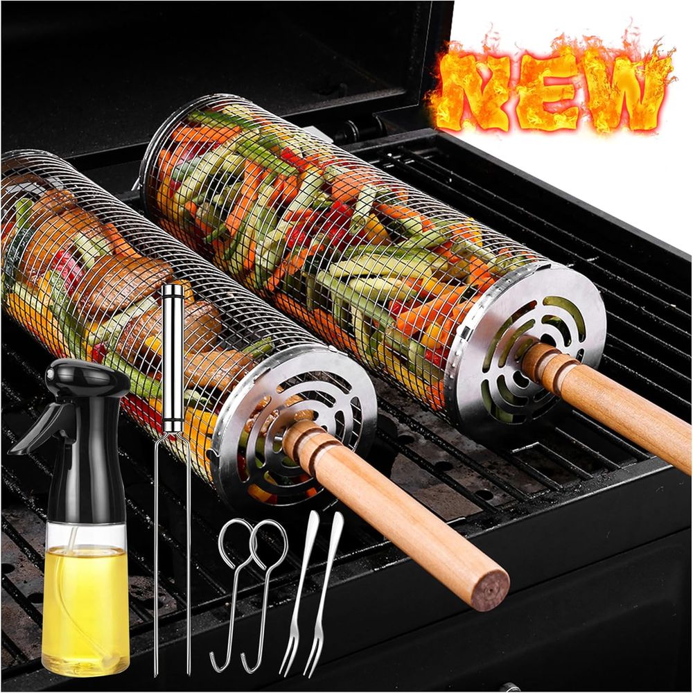 Large Round Stainless Steel Gr - Camping Cooking Area のレビューと価格