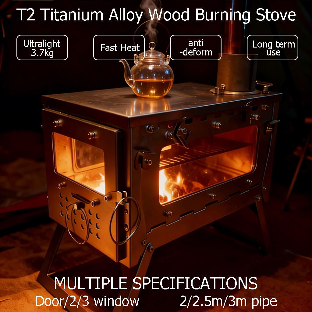 DANCHEL OUTDOOR T2 Wood Burnin - Camping Cooking Tent のレビューと価格