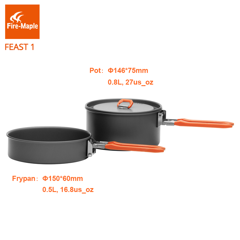 Fire Maple Feast 1 Outdoor Cam - Camping Cooking Set With Bag のレビューと価格