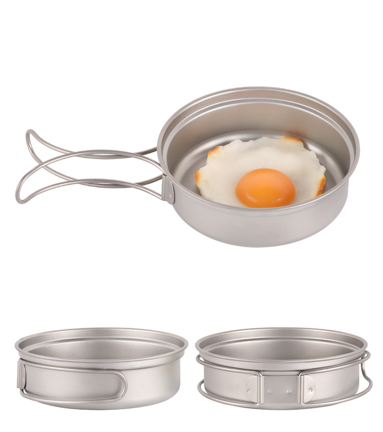 Camping Titanium Cooking Pan 1 - Camping Cooking Pan のレビューと価格