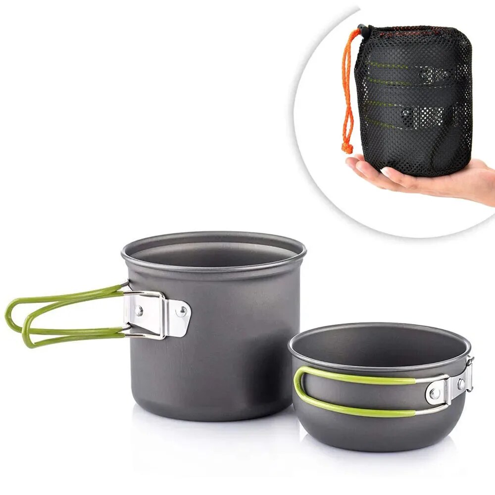 Camping Cookware Mess Kit Ultr - Camping Cooking Ware Set のレビューと価格