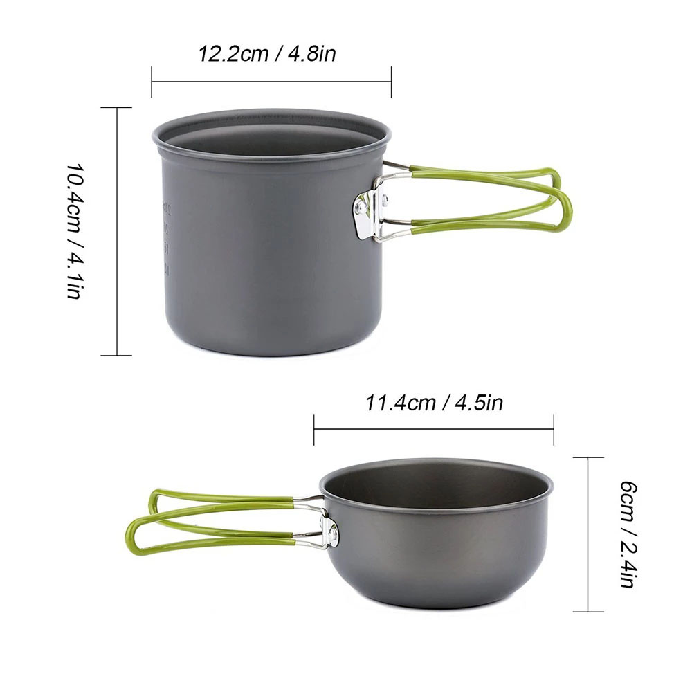 Camping Cookware Mess Kit Ultr - Camping Cooking Ware Set のレビューと価格