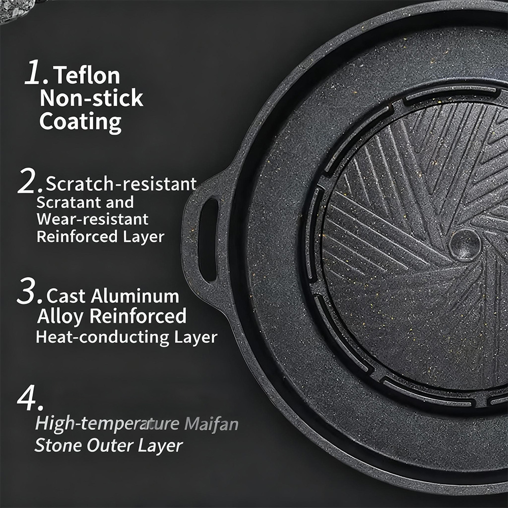 KOSUN Korean BBQ Grill Pan 2 i - Camping Cooking Bowl のレビューと価格