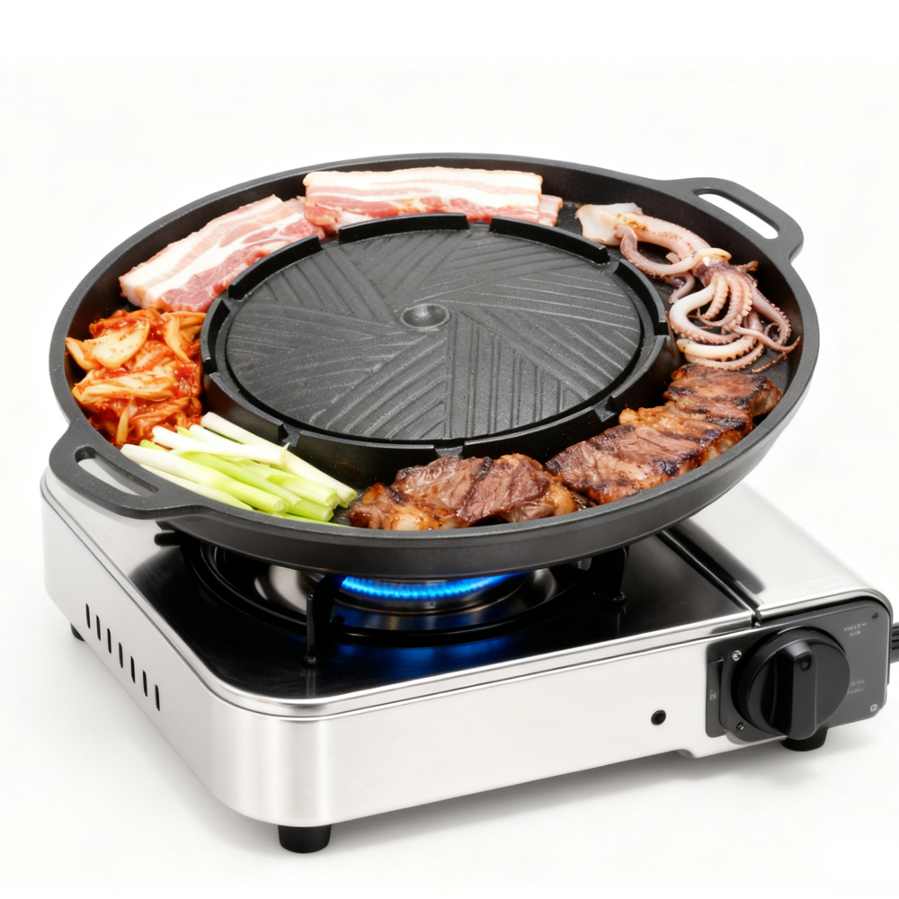 KOSUN Korean BBQ Grill Pan 2 i - Camping Cooking Bowl のレビューと価格