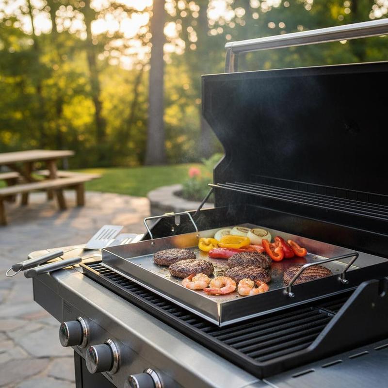 Universal Flat Top Griddle 18x - Camping Cooking Pan のレビューと価格
