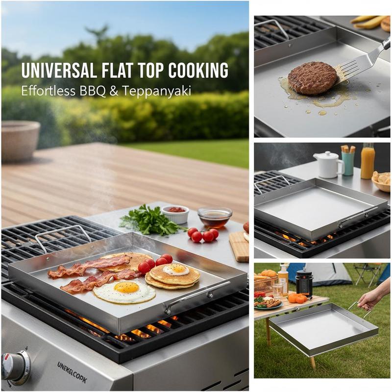 Universal Flat Top Griddle 18x - Camping Cooking Pan のレビューと価格