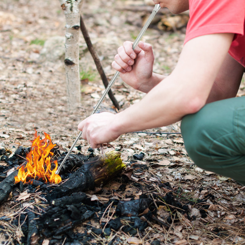 Cooking Blow Fire Tube Portabl - Camping Cooking Youtube のレビューと価格