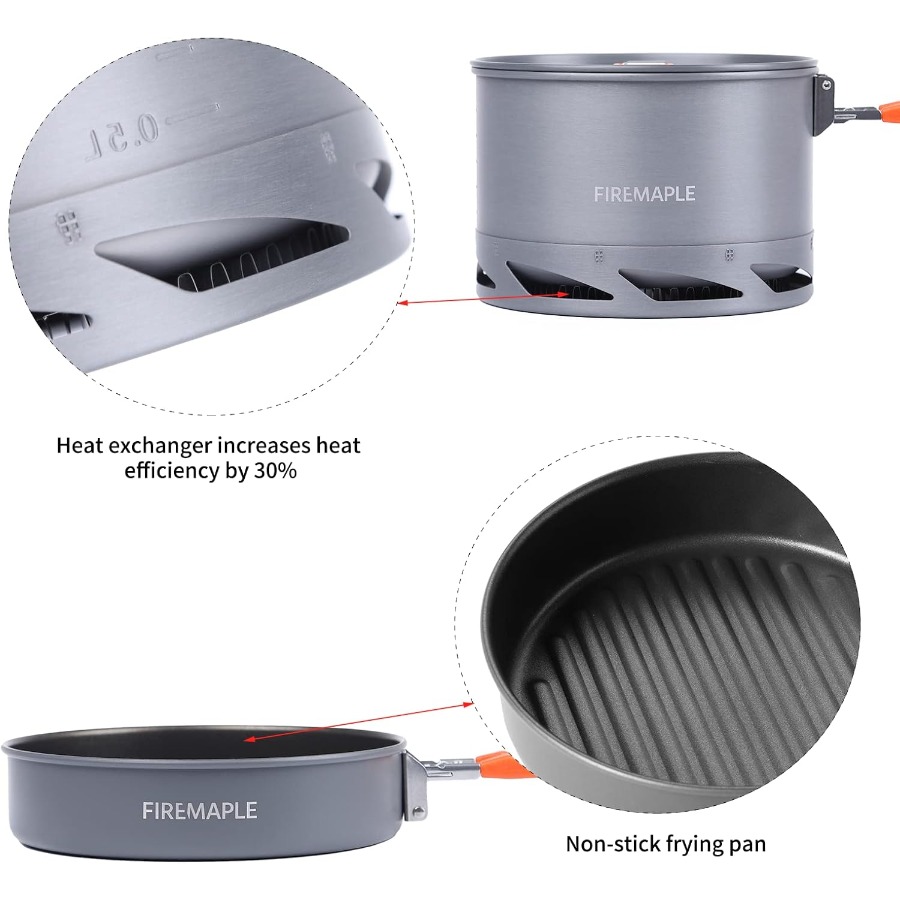 Fire-Maple Feast 4 Piece Campi - Cooking Outdoor Camping のレビューと価格