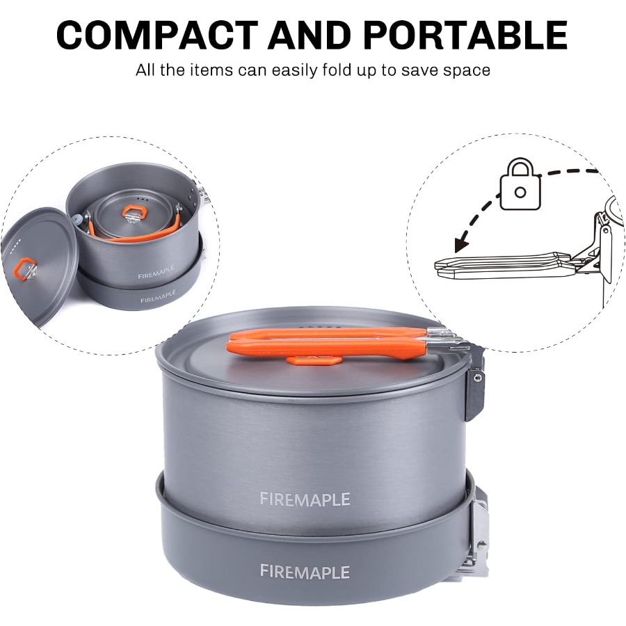 Fire-Maple Feast 4 Piece Campi - Cooking Outdoor Camping のレビューと価格