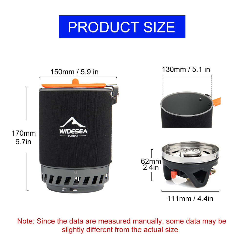 Widesea Camping Cooking System - Camping Cooking Ware Set のレビューと価格