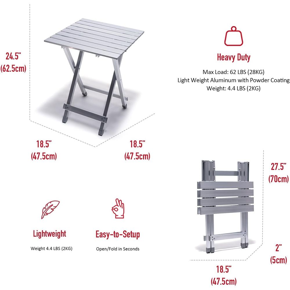 olding Camping Table - Lightwe - Camping Cooking Area のレビューと価格