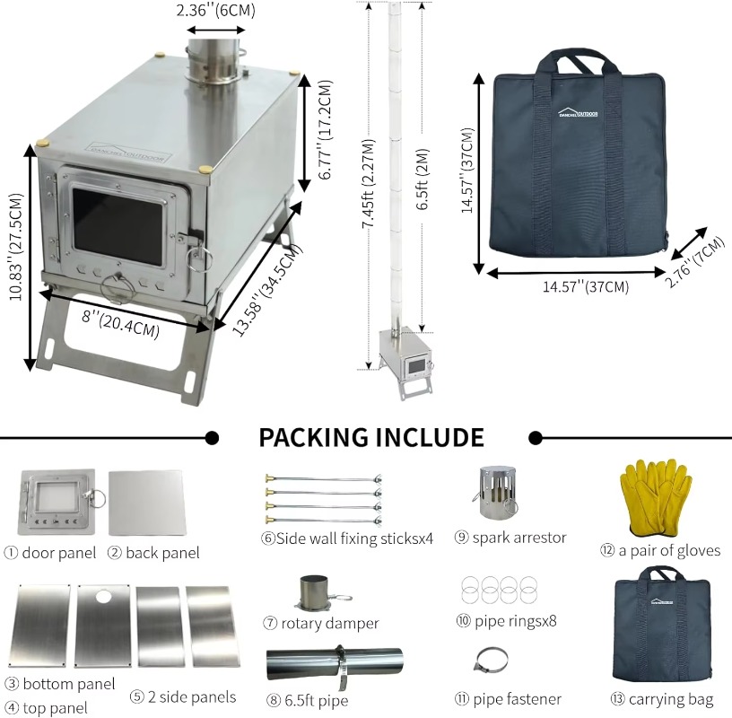 【Popular】DANCHEL S1 Foldable T - Camping Cooking Area のレビューと価格