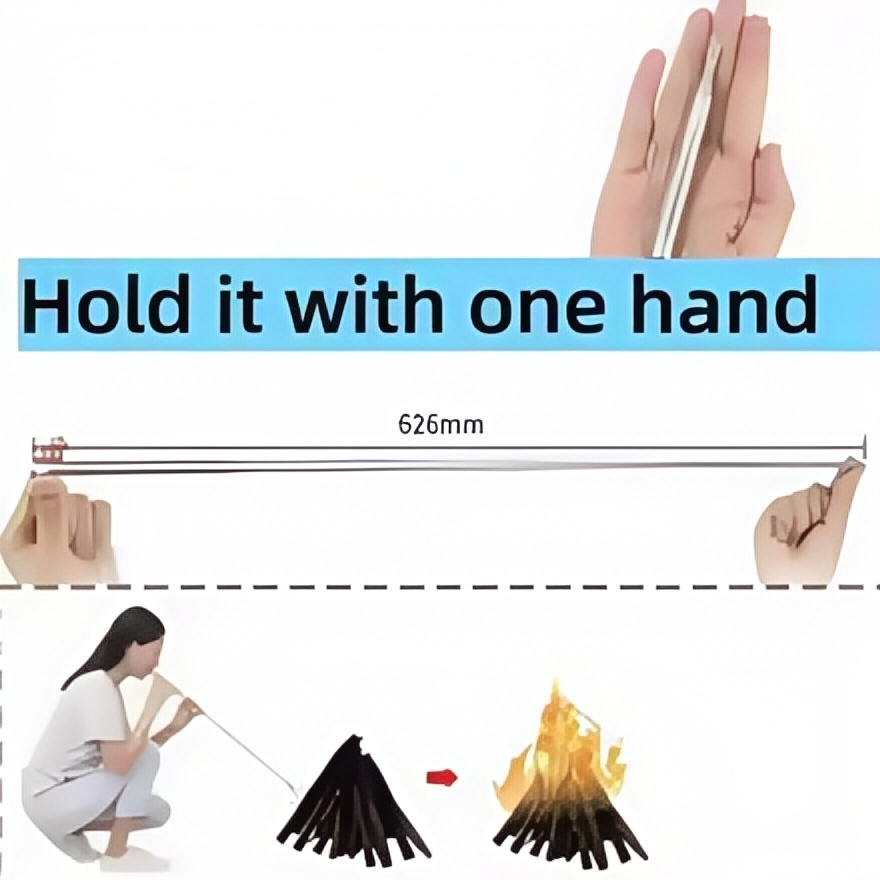 Outdoor Camping Blow Fire Tube - Camping Cooking Youtube のレビューと価格