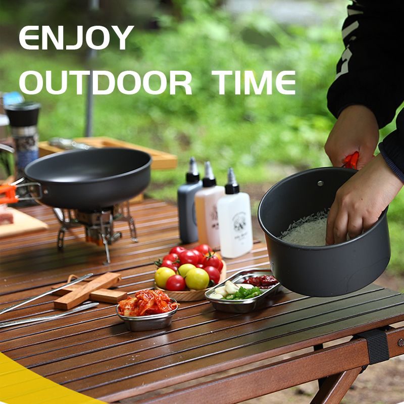 Camping Cooking Set, Outdoor K - Camping Cooking Set With Bag のレビューと価格