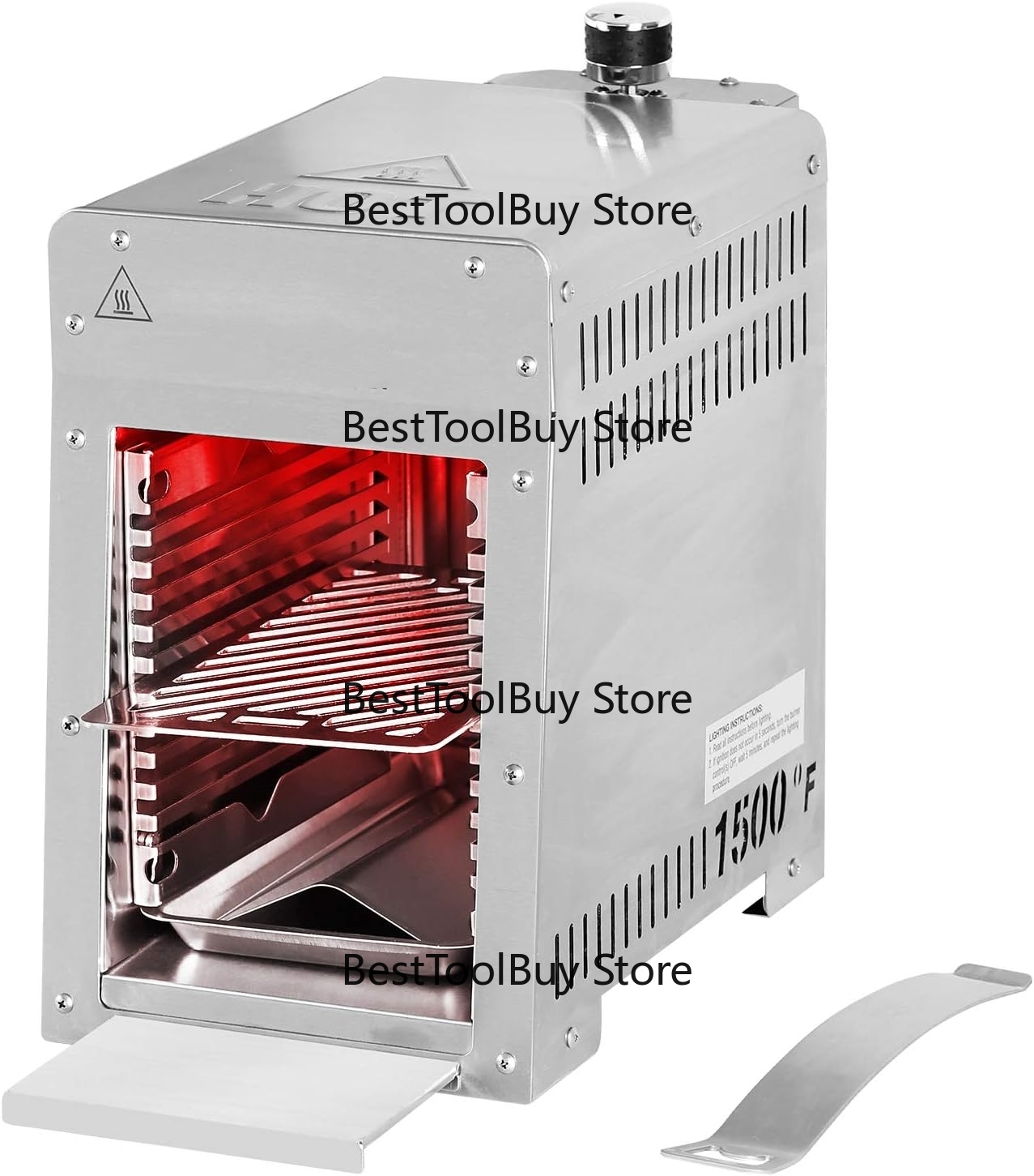 Stainless Steel Propane Grill  - Camping Cooking Broiler のレビューと価格