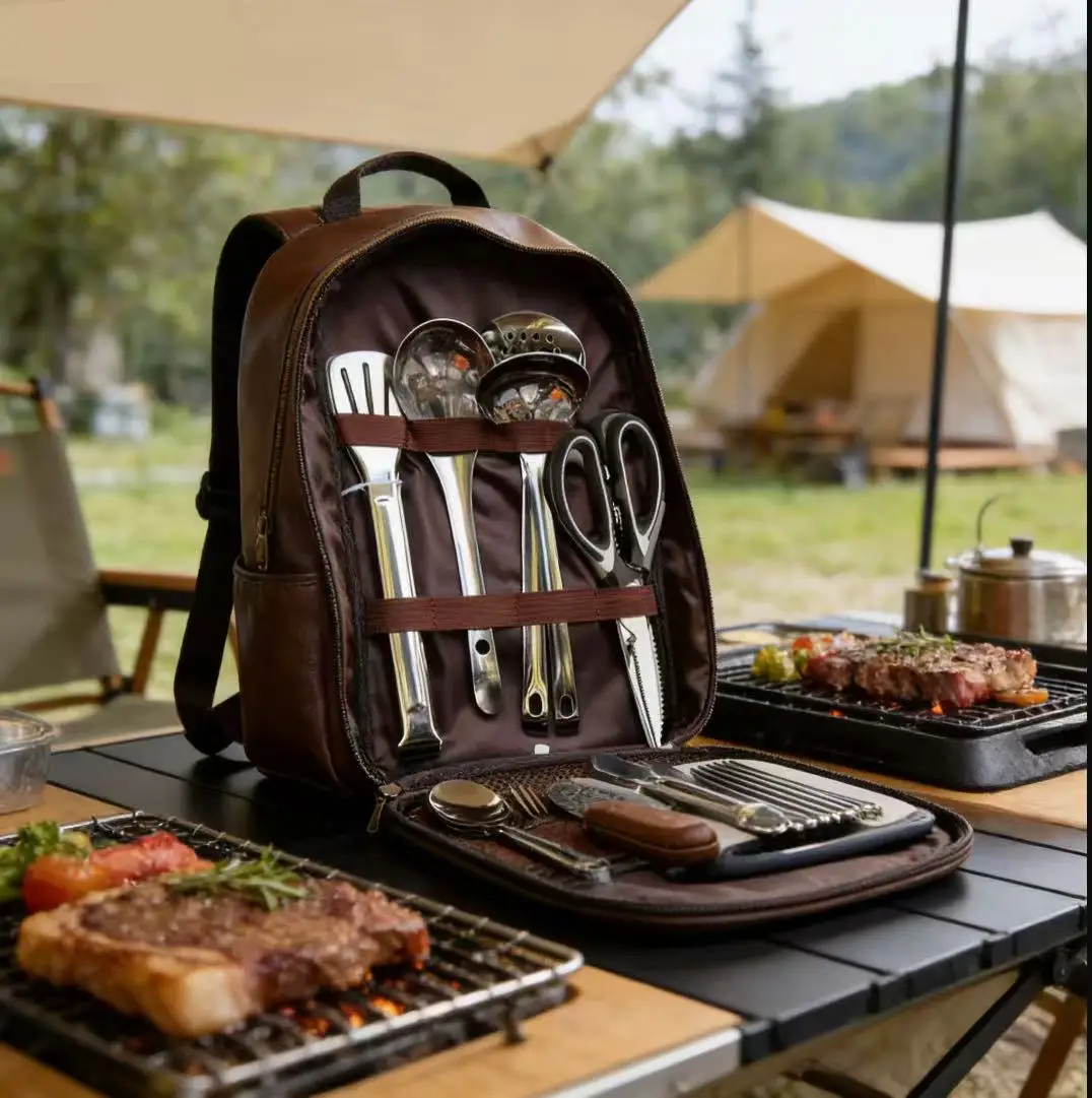 Multifunctional Portable Campi - Camping Cooking Set With Bag のレビューと価格