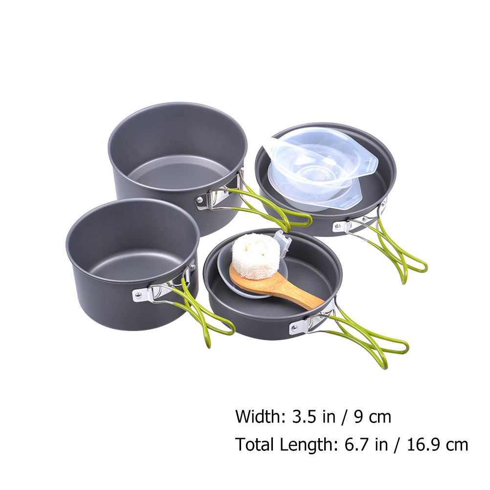1Set Portable Camping Cookware - Camping Cooking Pan のレビューと価格