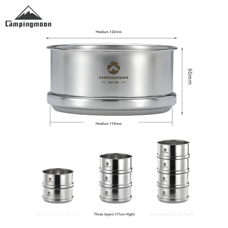 CAMPINGMOON Outdoor Camping Pi - Camping Cooking Bowl のレビューと価格
