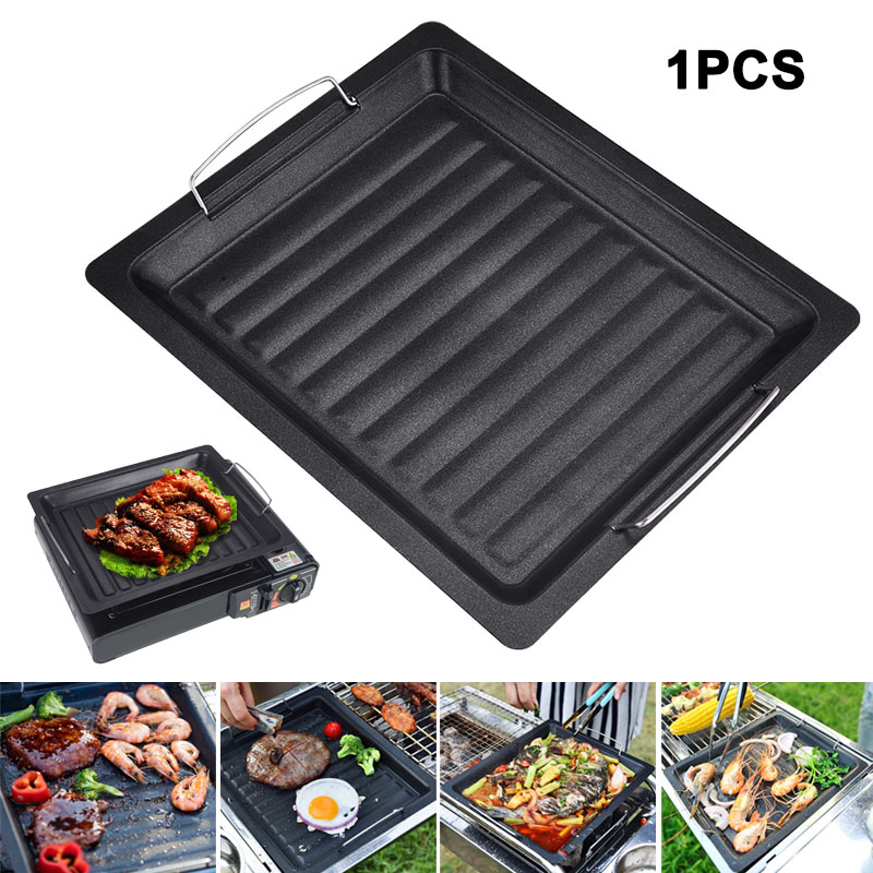 Outdoors Thick Square Grill Pa - Camping Cooking Pan のレビューと価格