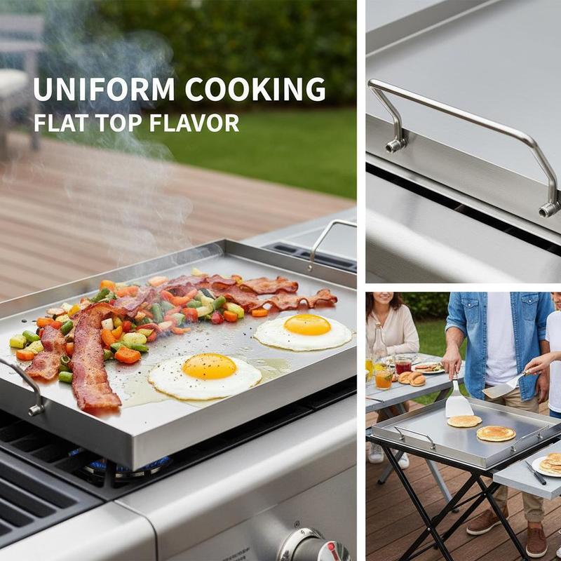 Flat Top Grill Plate 23x16 inc - Camping Cooking Area のレビューと価格