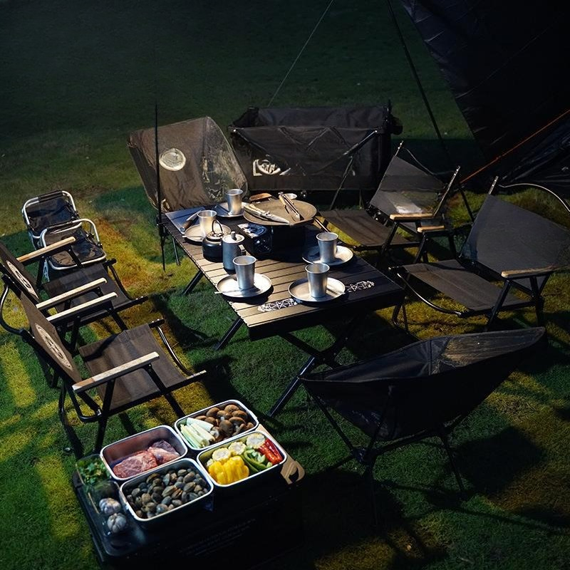 Camping set Outdoor tent, cano - Camping Cooking Canopy のレビューと価格