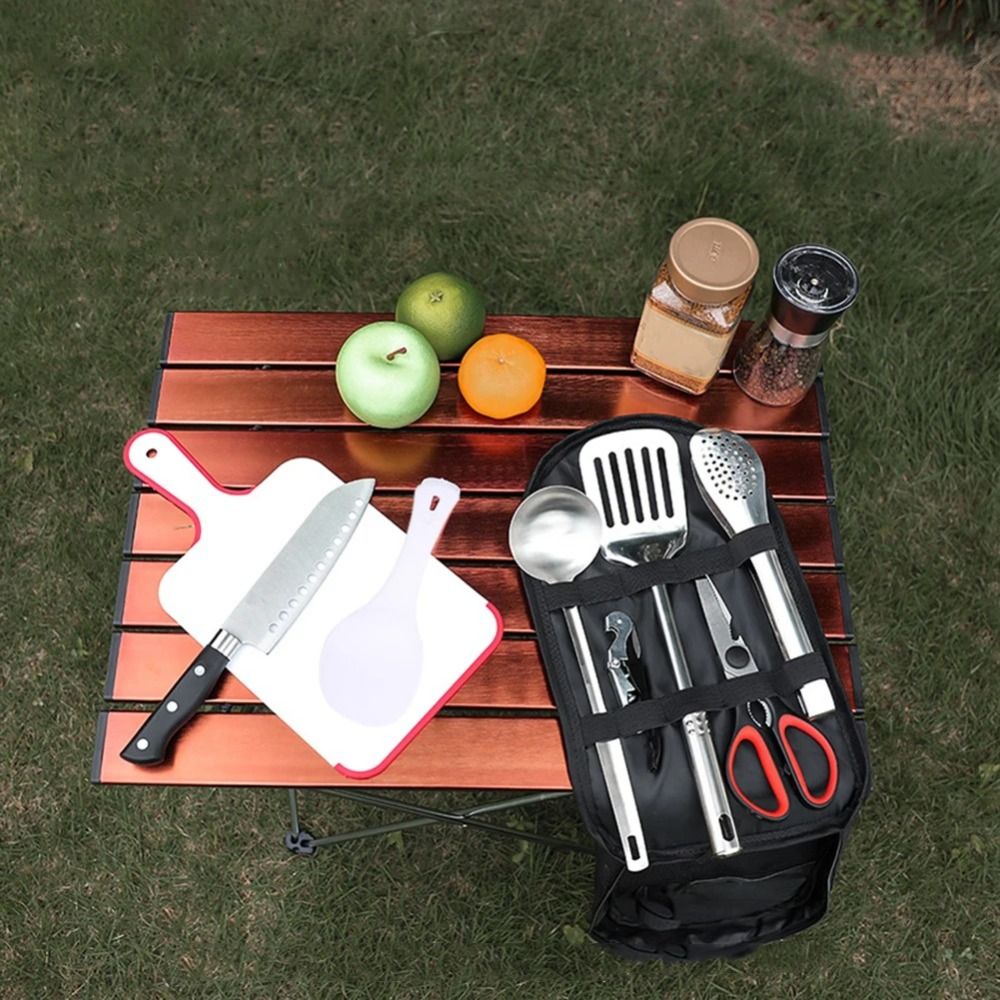 2024 Picnic Utensil Set Storag - Camping Cooking Set With Bag のレビューと価格