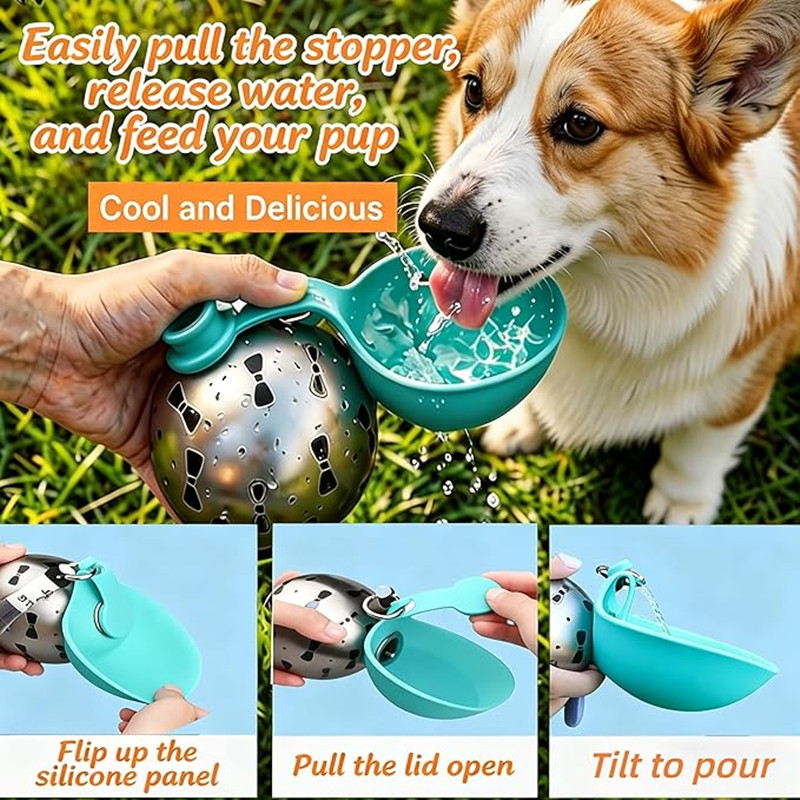 Portable Dog Water Bottle Stai - Camping Cooking Bowl のレビューと価格