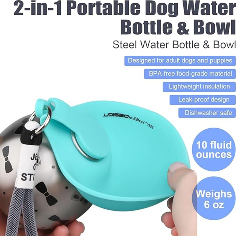Portable Dog Water Bottle Stai - Camping Cooking Bowl のレビューと価格