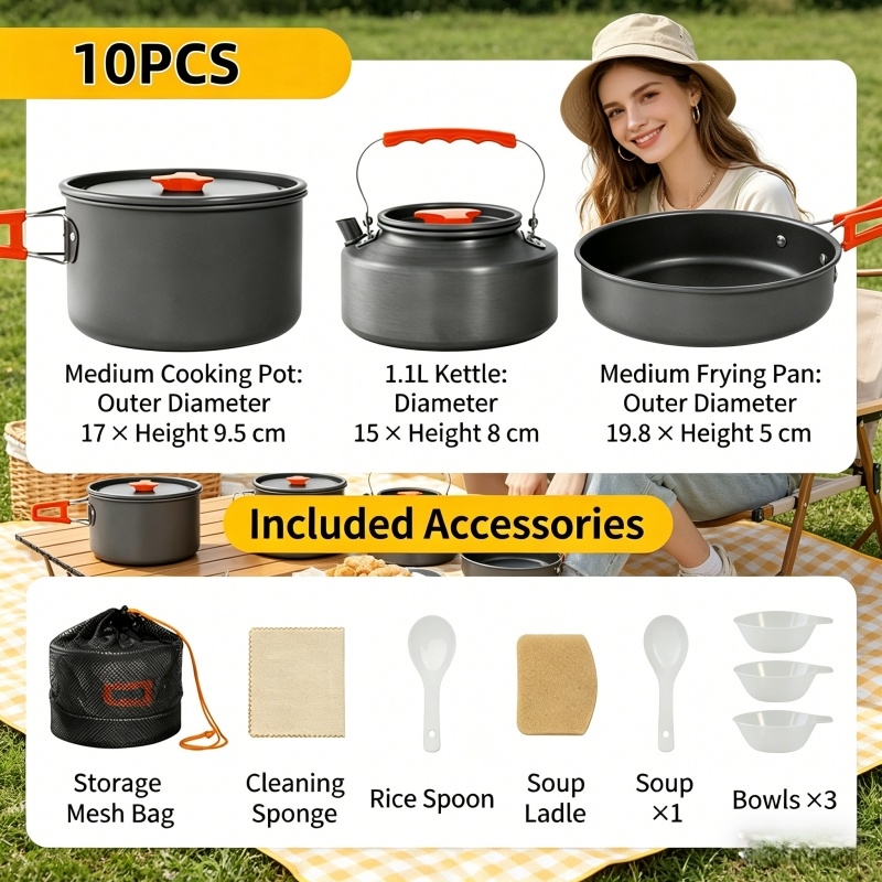 Home Household Camping Cookwar - Cooking Outdoor Camping のレビューと価格