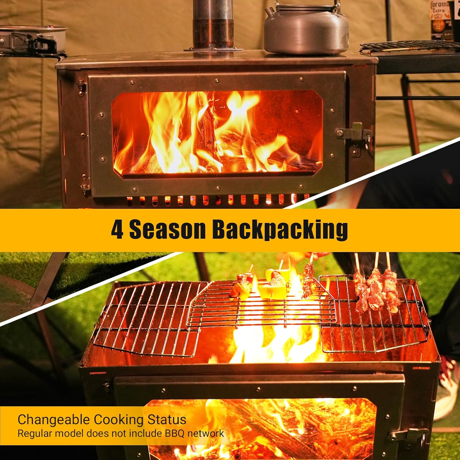 Hot Tent Stove, Wood Burning S - Camping Cooking Tent のレビューと価格