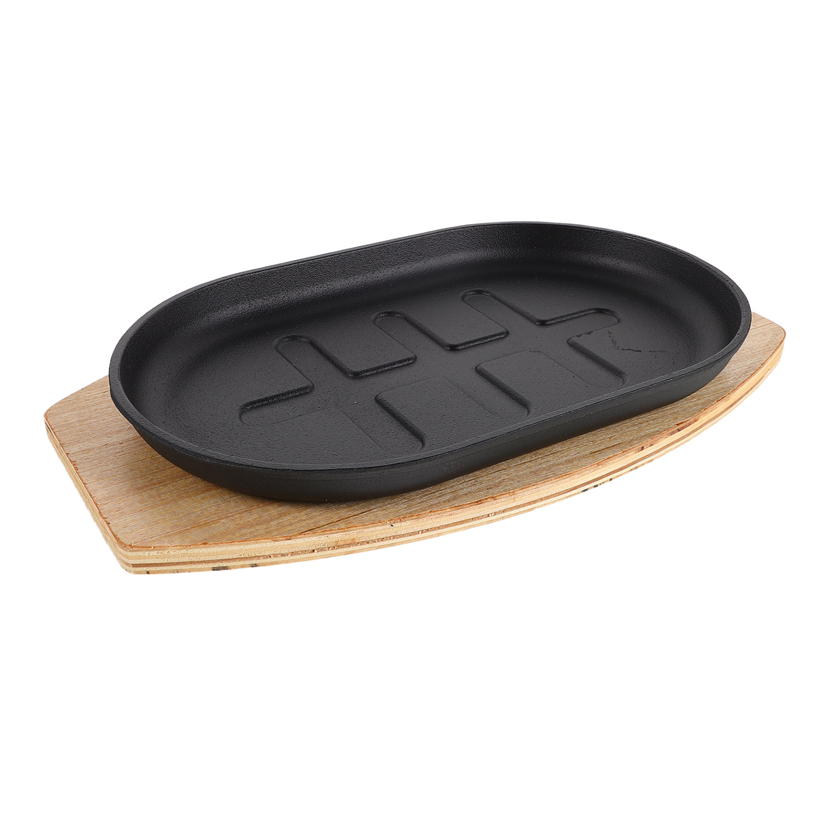 Cast Iron Sizzling Plate Pre-S - Camping Cooking Pan のレビューと価格