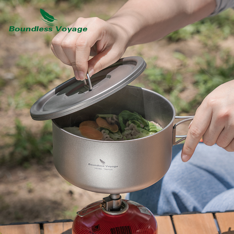 Boundless Voyage Titanium Camp - Camping Cooking Pan のレビューと価格
