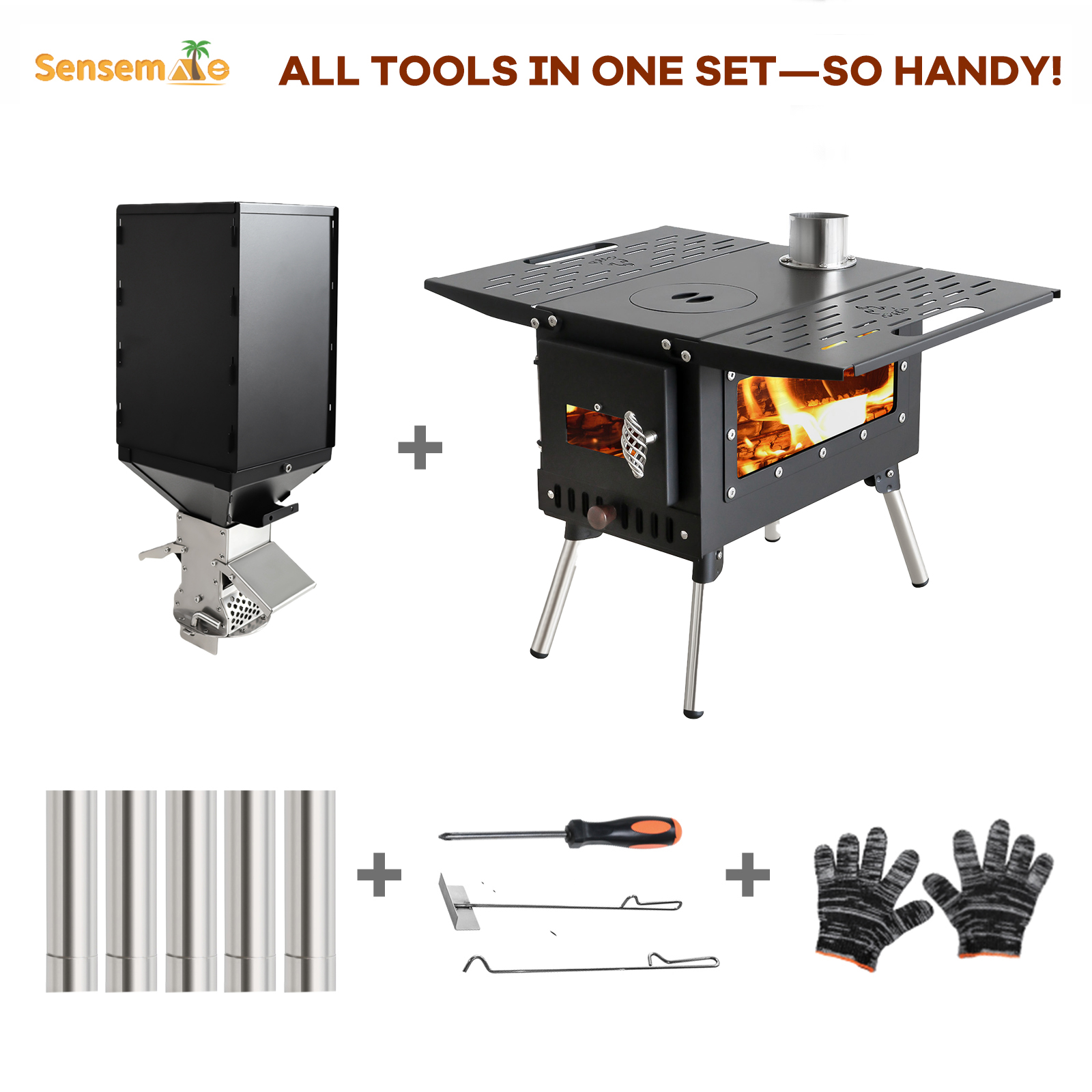 Pellet Stove Camping Stainless - Camping Cooking Tent のレビューと価格