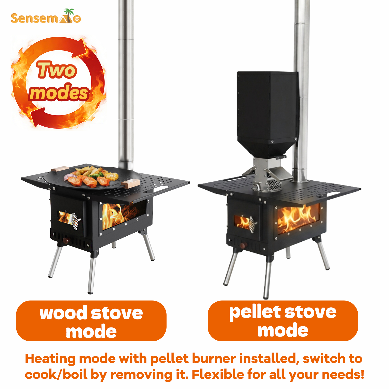 Pellet Stove Camping Stainless - Camping Cooking Tent のレビューと価格