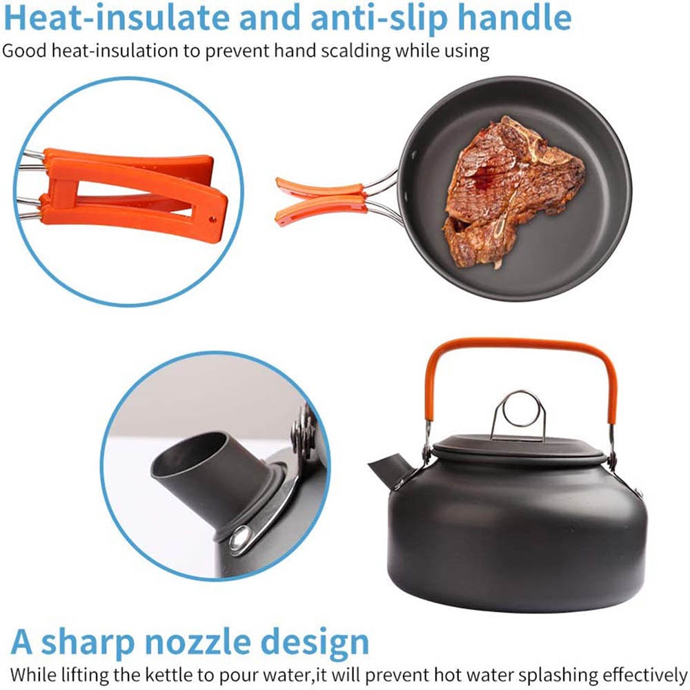 Outdoor camping cooking set, n - Camping Cooking Ware Set のレビューと価格