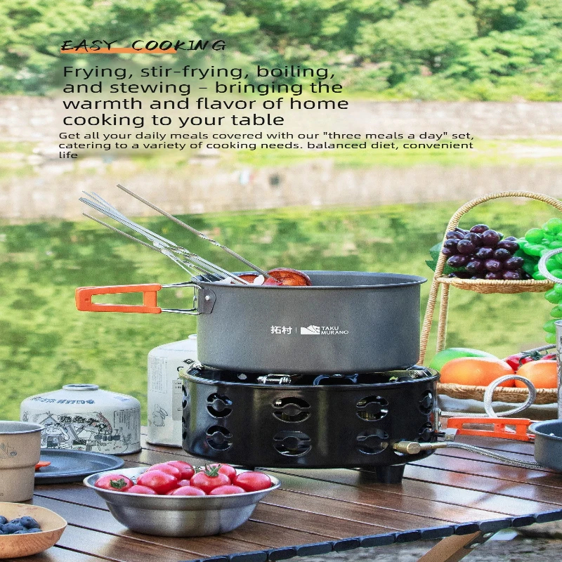 10Pcs Aluminum Camping Cookwar - Camping Cooking Set With Bag のレビューと価格
