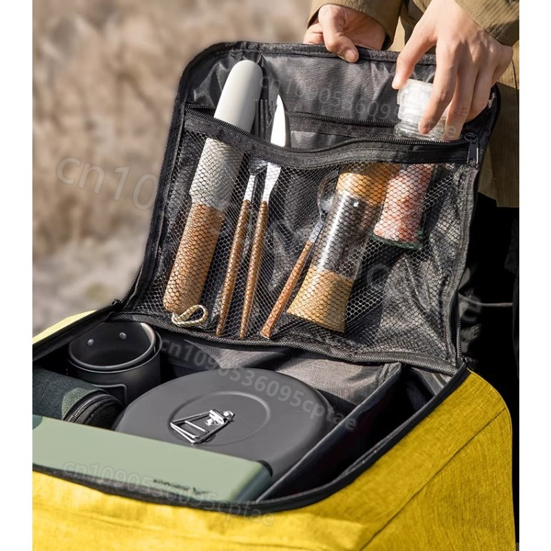 Portable Camping Cookware Set  - Camping Cooking Set With Bag のレビューと価格
